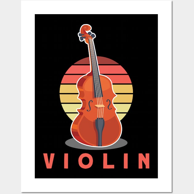 Violin Wall Art by maxcode